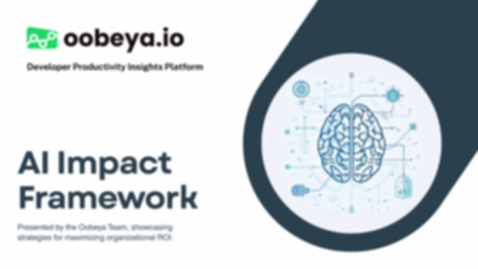 Oobeya AI Measurement Framework