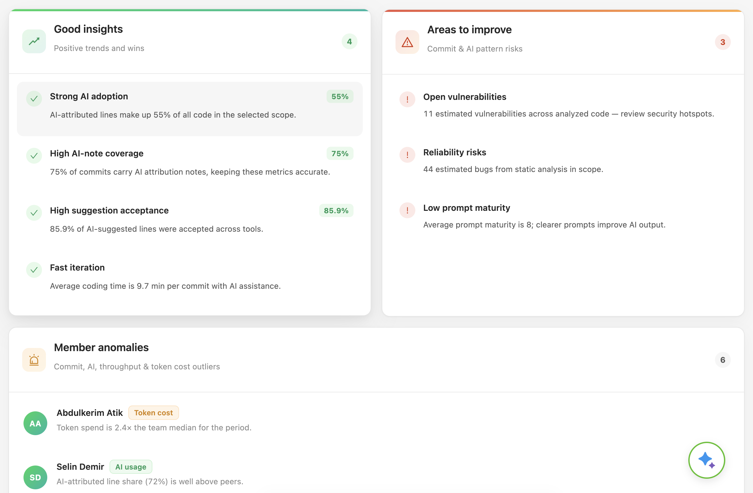 Blamely attribution insights inside Oobeya